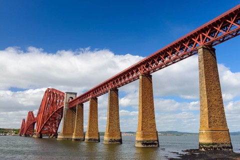 Forth Bridge over Firth of Forth