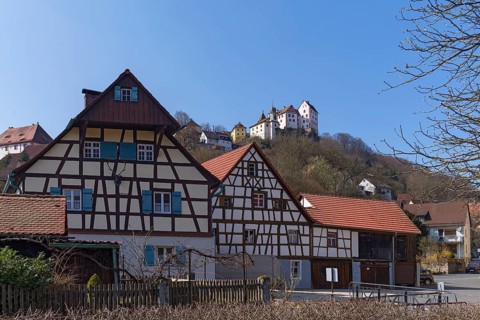 Alte fraenkische Fachwerkhaeuser