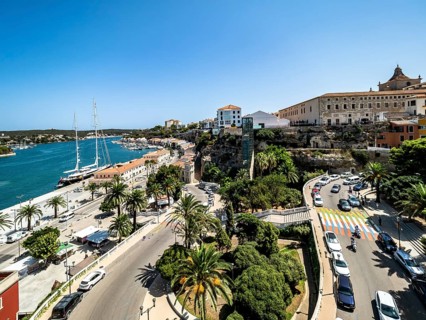 View of the port from Parc Rochina