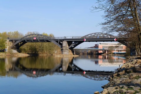 Stadt-Viadukt und Ruhrbruecke