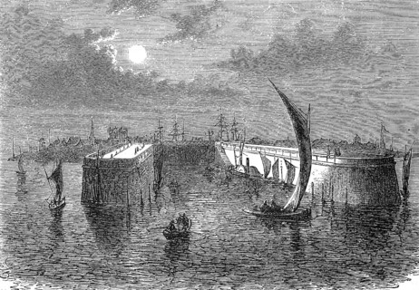 The pier of Wilhelmshaven