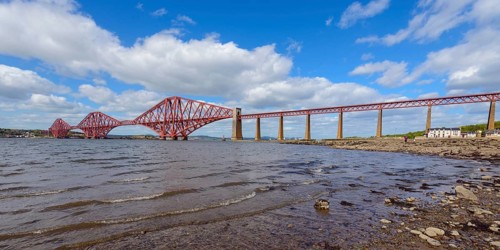 Forth Bridge over Firth of Forth