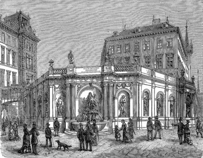 The Albrecht Fountain in Vienna