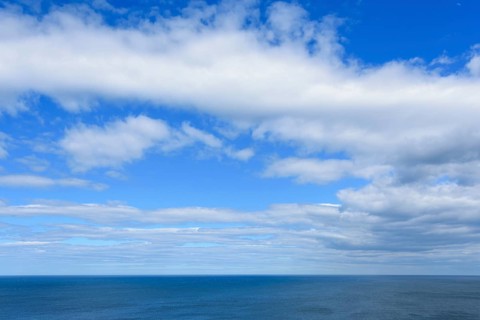 Clouds over north sea
