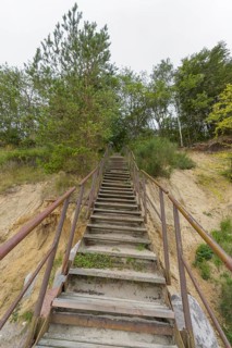 Stairs from the beach