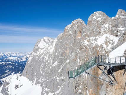 Glass platform stairs to nowhere