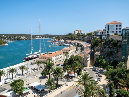 View of the port from Parc Rochina