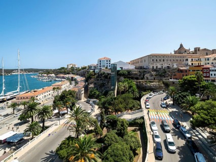 View of the port from Parc Rochina