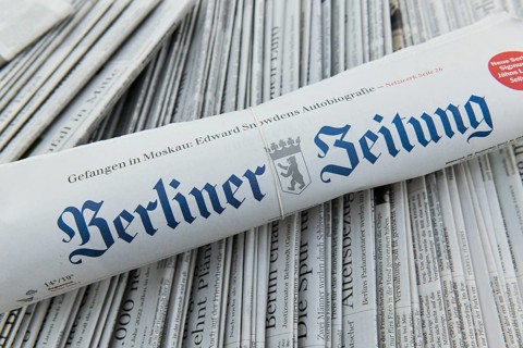 Daily newspaper Berliner Zeitung