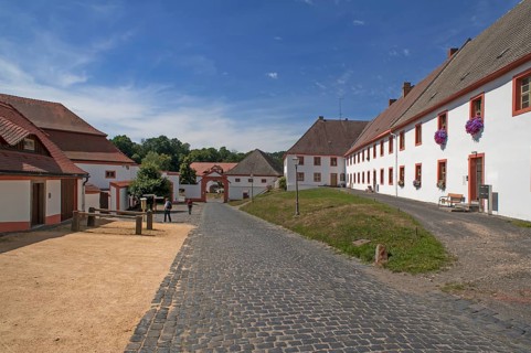 Building of the Cistercian abbey Klosterstift St. Marienthal an der Neisse
