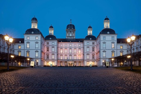 Bensberg Castle in the evening