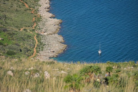 Coast in the Zingaro nature reserve