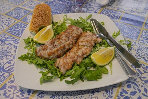 Speciality fried offal