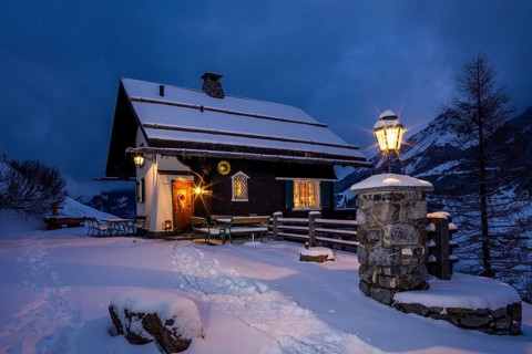 House in winter