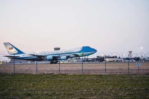 Air Force One visit