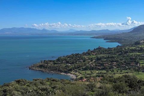 Coast at Pizzo des Corvo in the Zingaro Nature Reserve