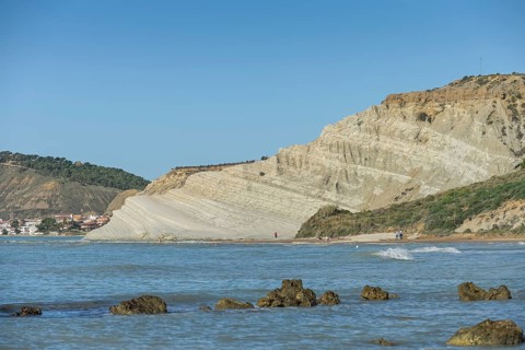 Limestone cliffs Scala dei Turchi