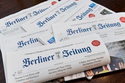 Daily newspaper Berliner Zeitung