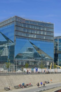 Cube office building