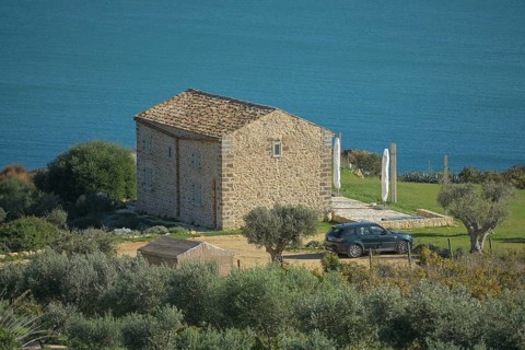 House by the sea near Scopello