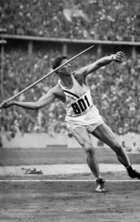 Javelin throw at the decathlon