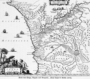 Map of West Africa 1676