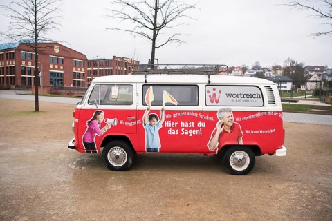 Old VW Bus of the Wortreich Museum