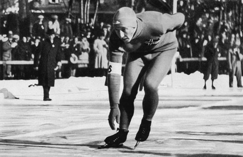Ice speed skating