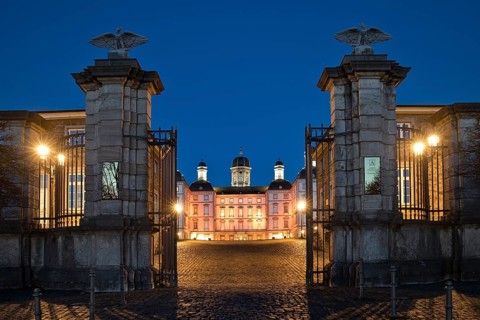 Bensberg Castle in the evening
