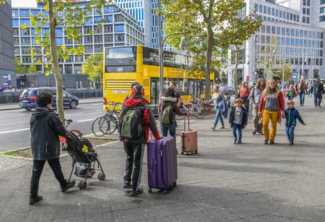 Asian tourists