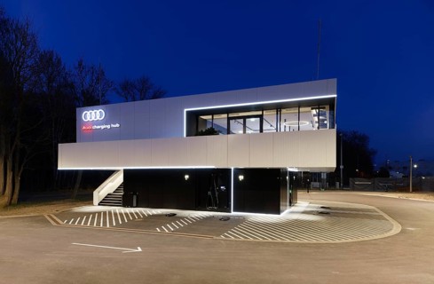 First Audi Charging Hub