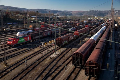 Train formation plant in the suburb of Vorhalle