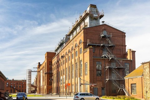 Building of the briquette factory