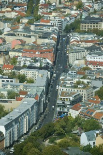 City view Aerial view