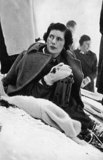 Diana Gordon Lennox from Canada broke her hand