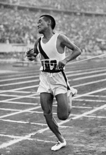 Marathon runner Kitei Son
