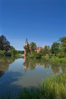 The New Muskau Palace built in the neo-Renaissance style