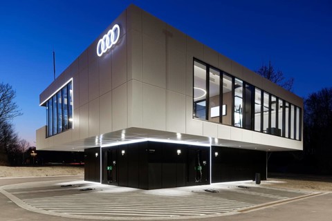 First Audi Charging Hub