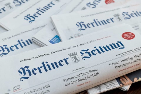 Daily newspaper Berliner Zeitung