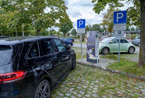 Charging station for electric cars from EWE