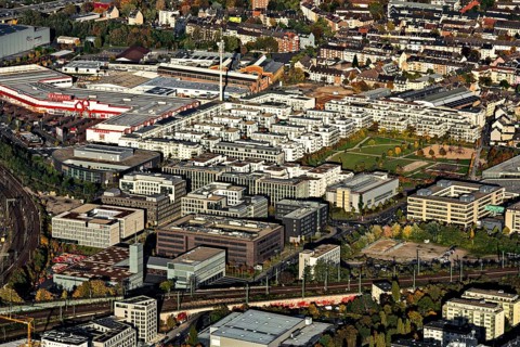 Housing estate at Buegerpark Kalk