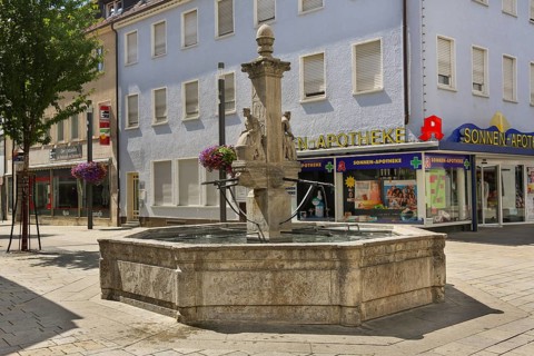 Tanners' and dyers' fountain in Wilhelmstrasse by Professor Josef Zeitler
