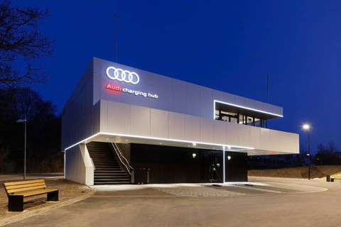 First Audi Charging Hub