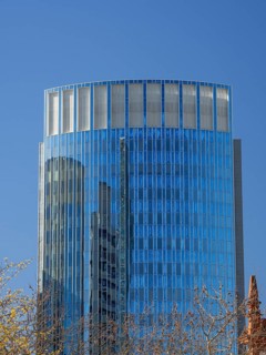 Glass facade of the Hypovereinsbank