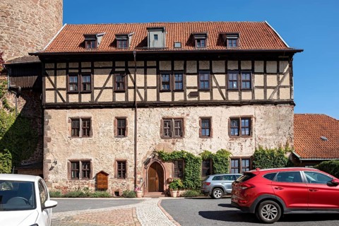 Historic half-timbered house Hinterburger Amtshaus