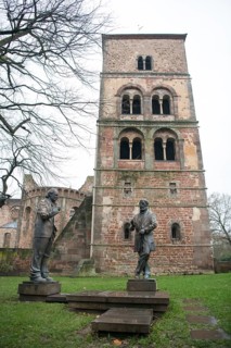 Konrad Duden and Konrad Zuse statue