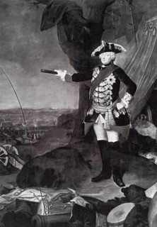 Frederick II oil painting