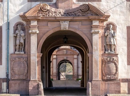 Entrance to Corvey Castle and Monastery