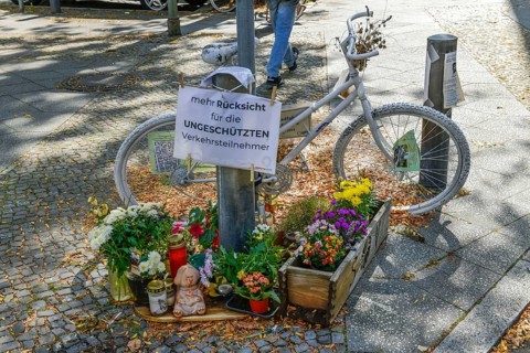 Ghost bike
