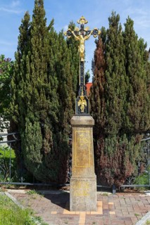 Crucifix in the district of Saalau